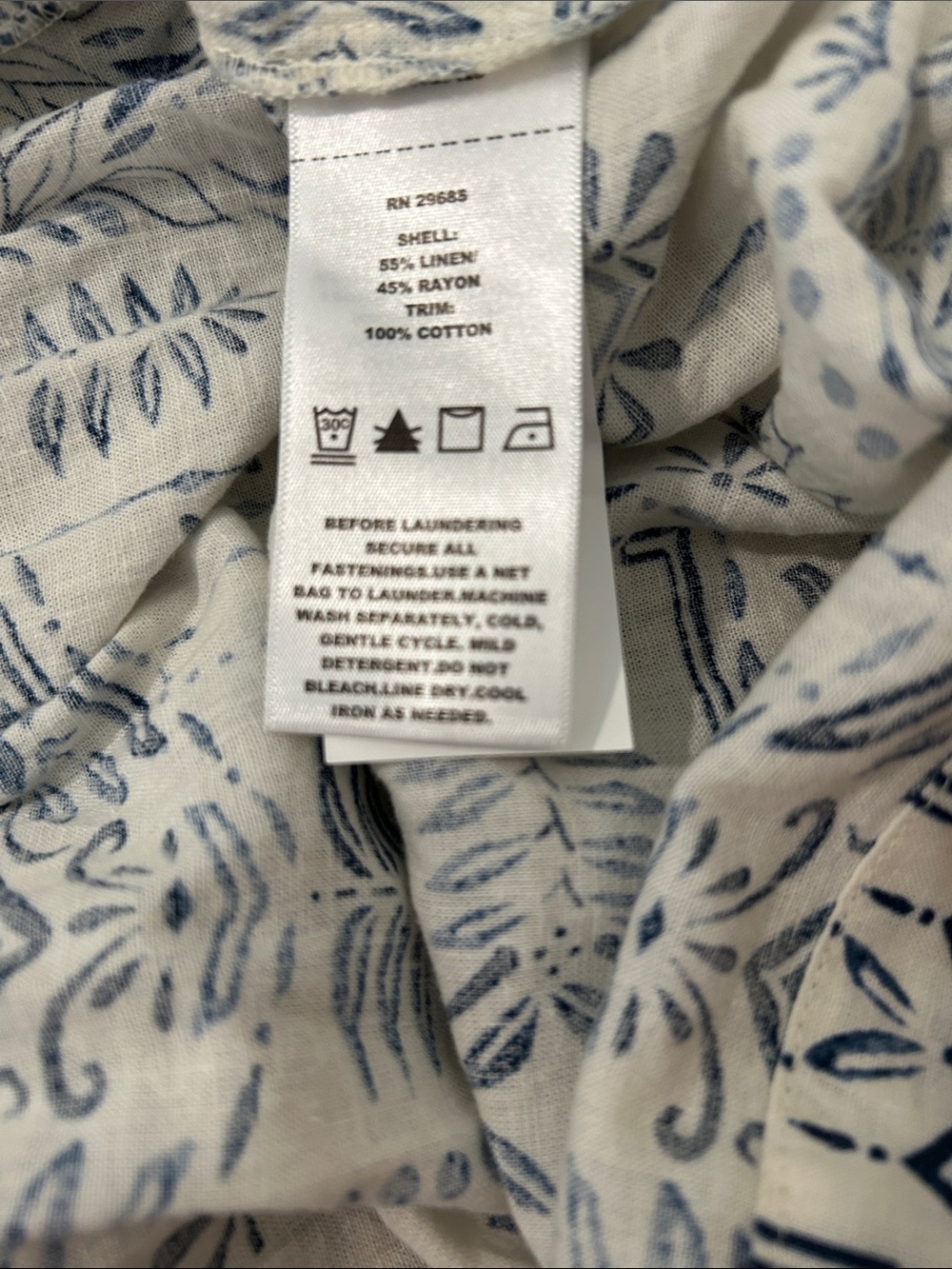 Pendleton WOMEN'S ATHENA MAXI DRESS, Blue Laurel Grove, Size Small, NWOT - Picture 10 of 12